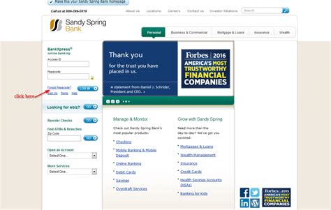 sand spring bank|sandy spring bank login online.